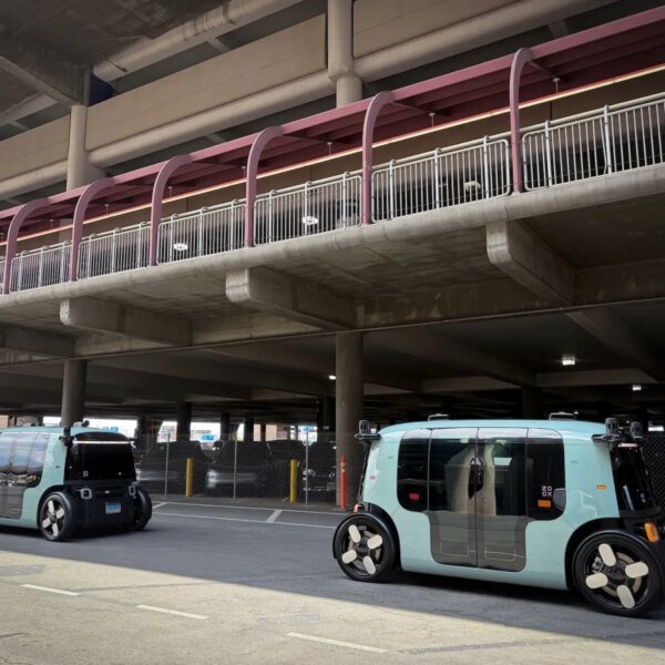 Amazon’s Zoox expands its robotaxi service to Las Vegas airport