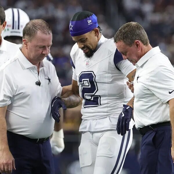 Cowboys’ Cobie Durant will get stepped on in worst place attainable throughout…