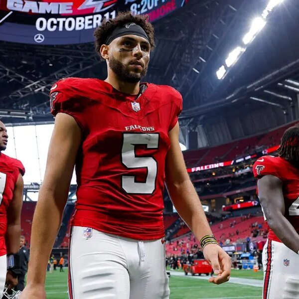 Falcons’ Drake London shouts at fan amid group’s blowout loss to Panthers
