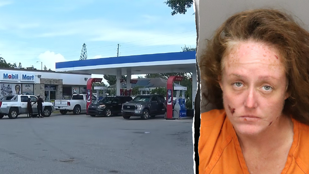 Florida suspect faces tried homicide fees in fuel station arson