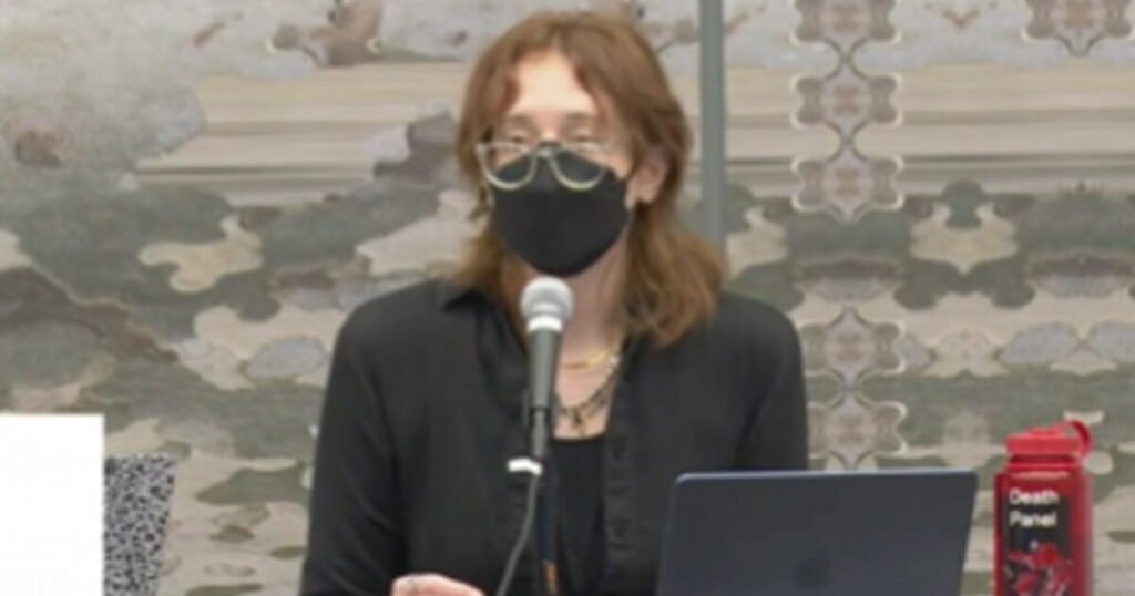 CRAZY TOWN: Masked Woman at ‘Socialism 2026 Conference’ in Chicago Explains Why Fitness is Fascist (VIDEO) * The Gateway Pundit * by Mike LaChance