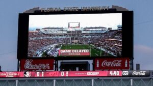 FSU-SMU sport turns into old-school soccer after stadium energy outage wipes out in-game communication