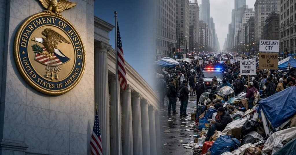 Trump DOJ Puts Sanctuary States on Notice: ALL State Agencies Receiving Federal Food Stamp and Social Security Assistance Funds Must Report Known Illegal Aliens to DHS Under Welfare Reform Law Passed by Congress in 1996