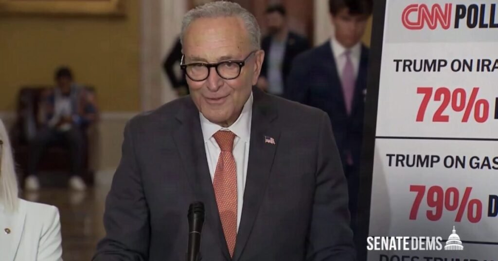 Chuck Schumer Orders Democrats to Block Bill That Aims to Force Data Centers to Cover Increased Energy Costs