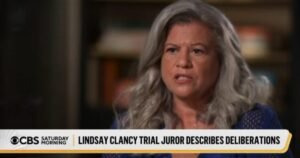 Clancy Juror Continues Her Media Tour, Says the Quiet Part Out Loud About Mostly Female Lindsay Clancy Jury (VIDEO)