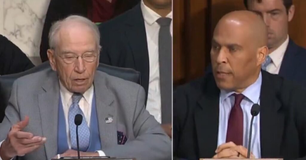 “Are You Ready to Shut Up?!” – Grassley Shuts Down Cory Booker For Filibustering During Kash Patel’s Oversight Hearing (VIDEO)