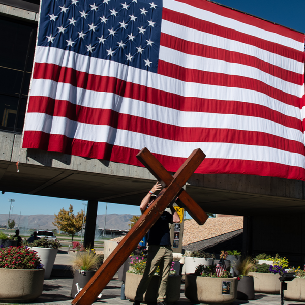 Charlie Kirk memorial at Utah Valley Univ. marks 1 yr since his…