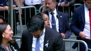 Trump calls AOC and Mamdani laughing at 9/11 ceremony inappropriate
