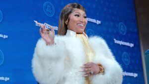 Nicki Minaj tells younger voters to vote pink within the midterm elections