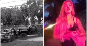 “Why Are You Doing This…I Thought We Were All Friends”- Allegedly Drunk Woman Crashes into Parked Car, Slugs Owner, and Proceeds to Embarrass Herself In Front of Cops (VIDEO)