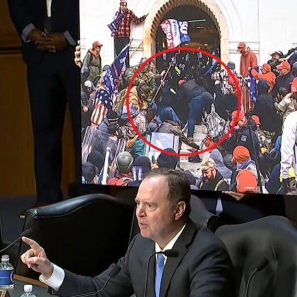 Oops! Adam Schiff Accidentally Shows Image of Murder of Trump Supporter Roseanne…