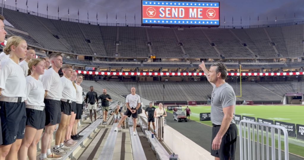 Secretary of War Hegseth Kicks Off ‘Send Me Tour’ – Slams Anti-American College Campuses * The Gateway Pundit * by Margaret Flavin