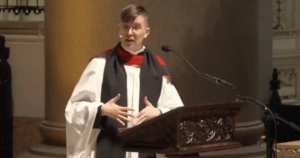 Non-Binary Episcopal Priest Declares: “God is Trans”-“I think Jesus transitioned” (Video) * The Gateway Pundit * by Margaret Flavin