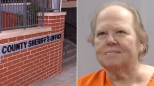 Woman accused of leaving ailing husband on rest room in a single day, inflicting his dying