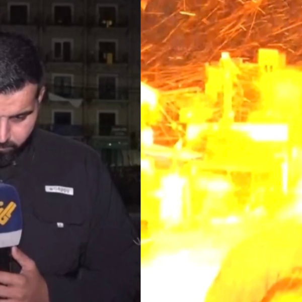 Viral Clip Shows Pro-Terrorist Reporter for Hezbollah-Controlled Station Nearly Being Hit by…