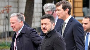 Russia strikes Kyiv with missiles after Witkoff and Kushner go to