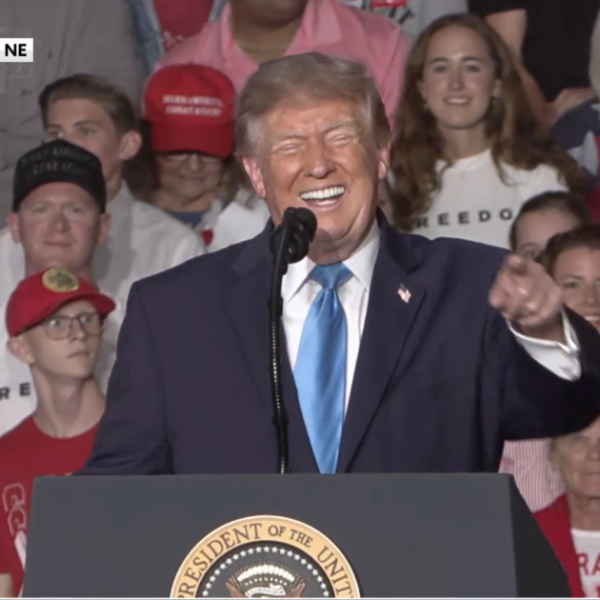 WATCH: Crowd Breaks Out in “Four More Years” Chant as Trump Trolls…