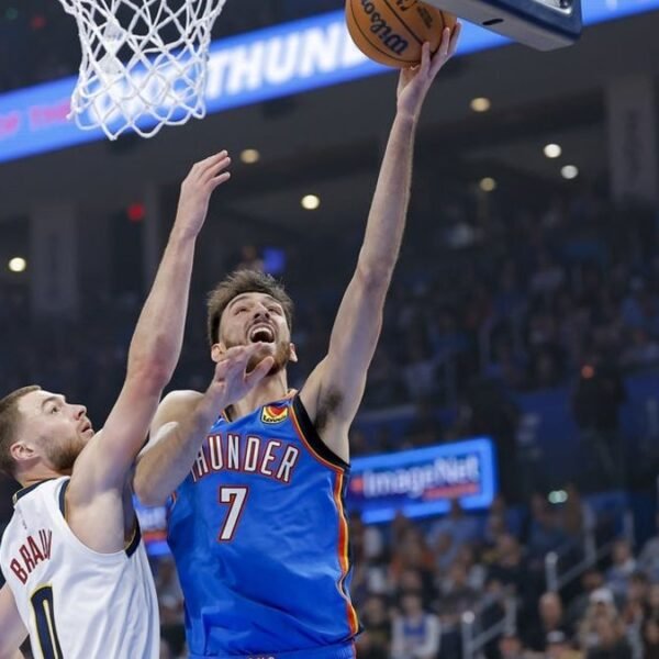 Shai Gilgeous-Alexander’s report 20-point streak ends as Thunder beat Nuggets
