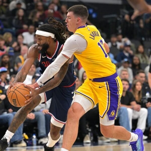 Lakers, minus Luka Doncic (again), cruise to win over Clippers