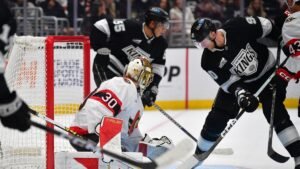 Kings squander 4-goal edge in third interval, nip Senators in OT