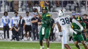 DJ Lagway (4 TDs) leads Baylor previous UCF in interim coach’s debut