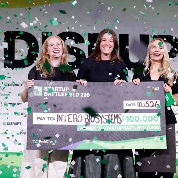 And the winner of Startup Battlefield at Disrupt 2026 is: Intero Biosystems