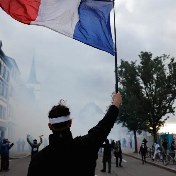 French police use tear gasoline and water cannons after some protests flip&hellip;