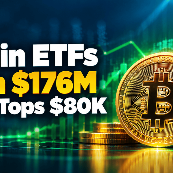 Bitcoin ETFs Pull in $176M as BTC Tops $80K