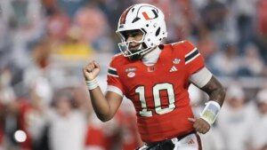 Florida State falls once more as Miami survives double-overtime scare to remain unbeaten
