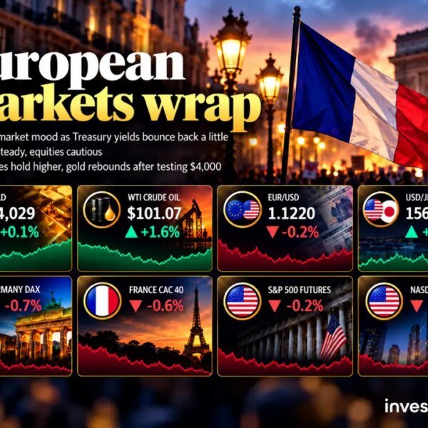 investingLive European session wrap: Equities cautious as Treasury yields rebound, oil holds&hellip;