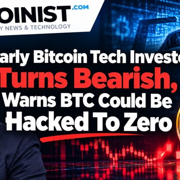 Early Bitcoin Tech Investor Turns Bearish, Warns BTC Could Be Hacked To…