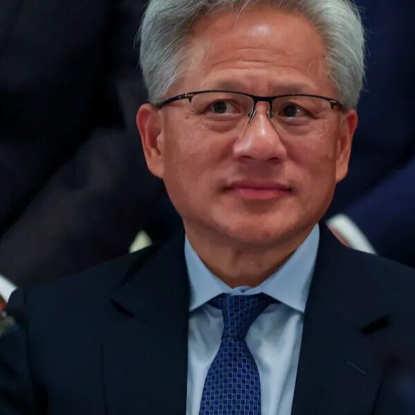 Nvidia CEO Jensen Huang emerged as the largest foil to AI doomerism’s…