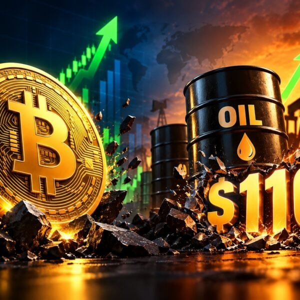 AI Predicts Bitcoin Stays Still While Oil Breaks $110