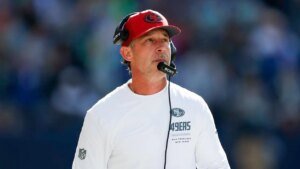49ers could have fewer than 48 gamers accessible in opposition to Falcons amid damage wave, coach Kyle Shanahan says