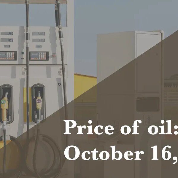 Current worth of oil as of Oct. 16, 2026