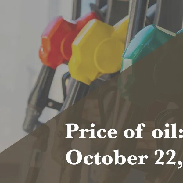 Current value of oil as of Oct. 22, 2026