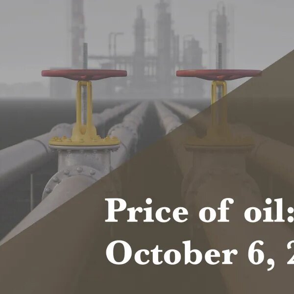 Current value of oil as of Oct. 6, 2026