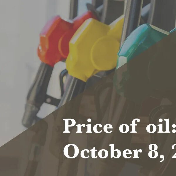 Current value of oil as of Oct. 8, 2026