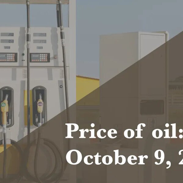Current value of oil as of Oct. 9, 2026