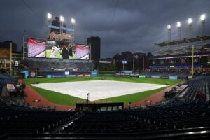 Rain forces MLB to postpone Guardians-Rays ALCS Game 4 in Cleveland