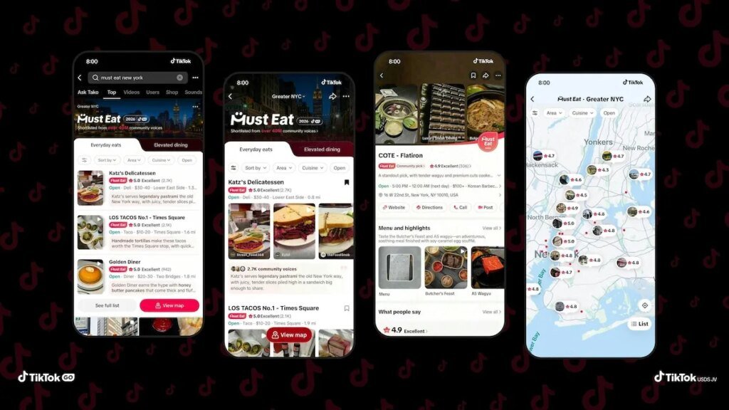 TikTok expands into restaurant guides with ‘Must Eat’ characteristic
