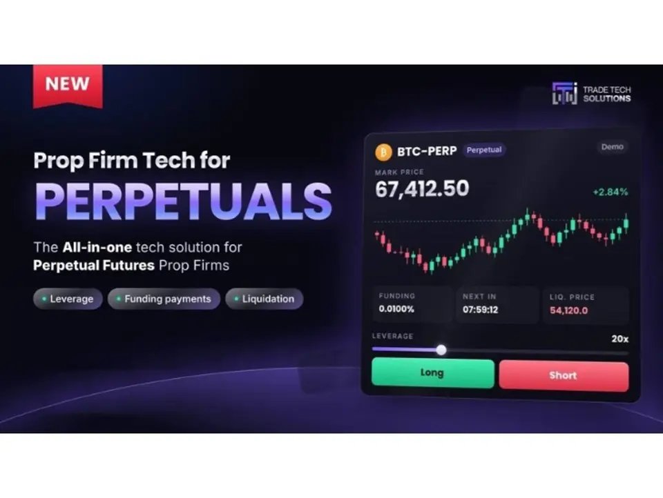 Trade Tech Solutions Launches Perpetual Futures Prop Firm Technology as Platform Surpasses 2 Million Users