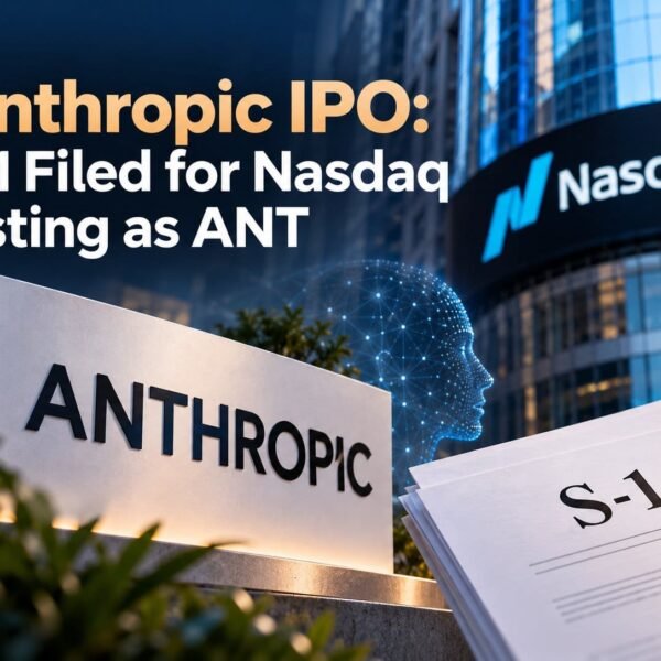 Anthropic IPO: S-1 Filed for Nasdaq Listing as ANT