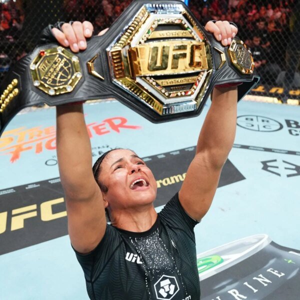 Amanda Nunes drops one-word response to Natalia Silva’s girls’s flyweight title win…