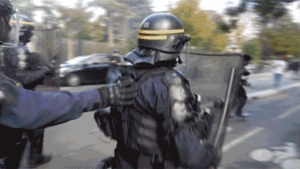 French pupil protests unfold throughout Paris area amid violent clashes