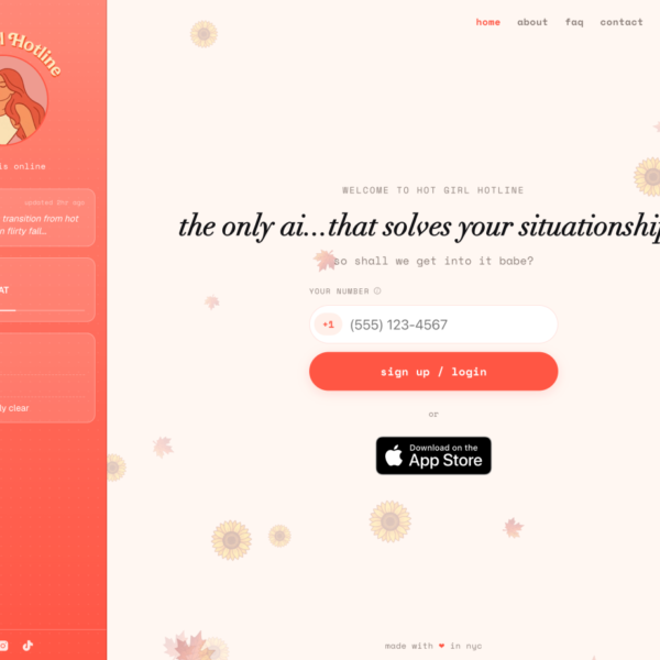 Hot Girl Hotline is like ‘Dear Abby’ for the AI period