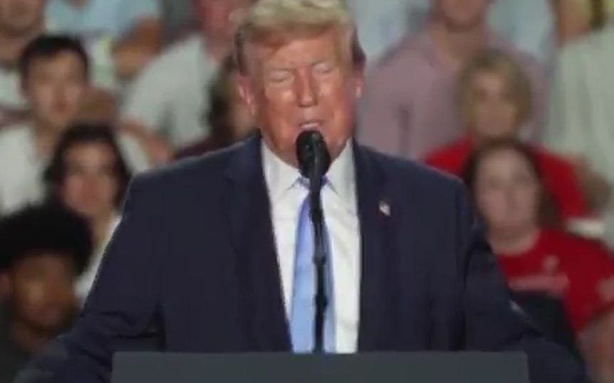 Mississippi Meltdown As Trump Gets Heckled In Front Of Tiny Crowd
