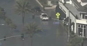 Ocean Water Floods Homes on Newport Beach’s Balboa Peninsula as Tropical Storm Rachel Barrels Toward Southern California (VIDEO)