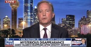 Paxton RIPS Talarico For His Prolonged Absence and Questionable Claims That He Had the Flu (VIDEO) * The Gateway Pundit * by Cristina Laila