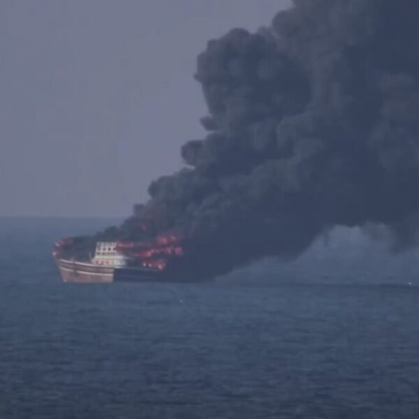 US Military Forces Destroy Iran-Affiliated Ship Targeting US Navy Ships in Gulf…